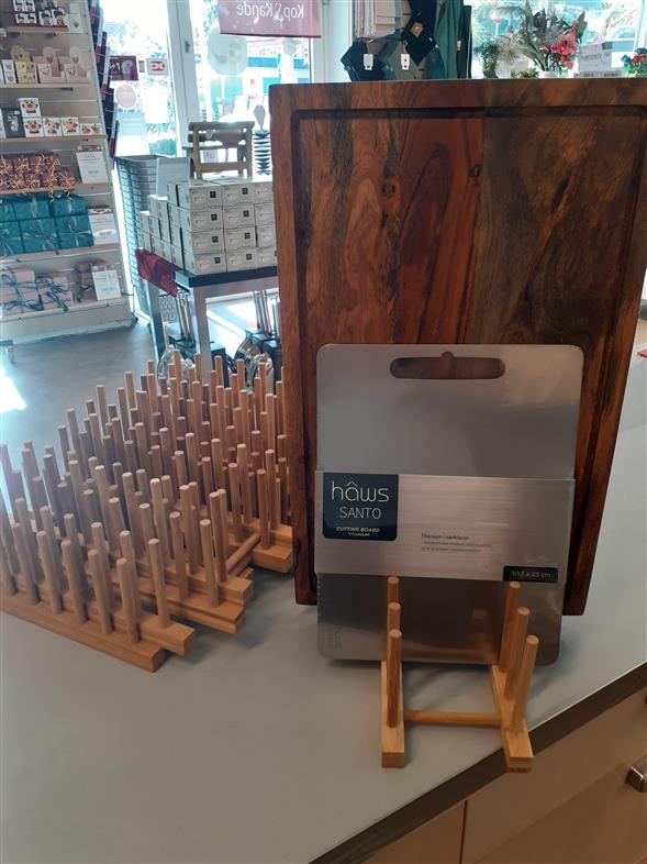 Skærebræt-/tallerken holder
